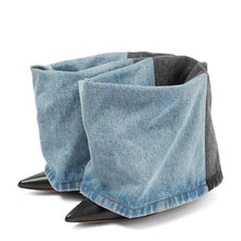 Load image into Gallery viewer, Women's Demin Pointer Toe : High Heel
