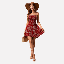 Load image into Gallery viewer, European Sexy Backless : Camisole Vacation Dress
