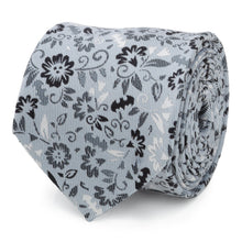 Load image into Gallery viewer, DC Batman Patterned Floral Blue Men's Tie

