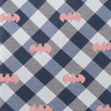 Load image into Gallery viewer, DC Batman Plaid Navy Men's Tie
