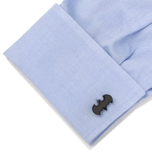 Load image into Gallery viewer, DC Batman Stainless Steel Carbon Fiber Cufflinks
