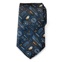 Load image into Gallery viewer, DC Batman Batmobile Black Men's Tie
