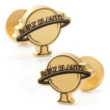 Load image into Gallery viewer, DC Superman Daily Planet Gold Cufflinks
