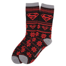 Load image into Gallery viewer, DC Superman Fair Isle Socks
