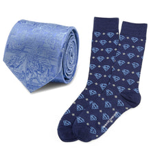 Load image into Gallery viewer, DC Superman Tie and Sock Gift Set
