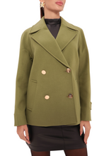 Load image into Gallery viewer, Sorrento Cashmere Blend Coat in Olive
