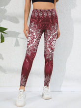 Load image into Gallery viewer, Watercolor Print High-Waist Tummy Control Butt-Lifting Yoga Leggings
