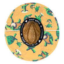 Load image into Gallery viewer, Peter Grimm Grateful Dead Dancing Terrapins Junior - Children's Straw Lifeguard Hat
