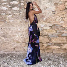 Load image into Gallery viewer, European Women's Sexy Backless : Printed Dress

