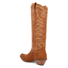Load image into Gallery viewer, Dingo Movin&#39; On - Women&#39;s Suede Leather Cowgirl Boots
