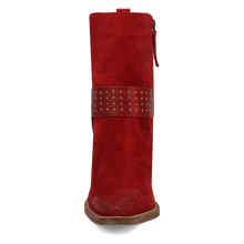 Load image into Gallery viewer, Dingo Songbird - Women&#39;s Suede Leather Cowgirl Boots
