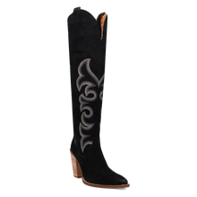 Load image into Gallery viewer, Dingo Primadonna - Women&#39;s Suede Leather Cowgirl Boots

