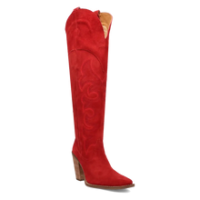 Load image into Gallery viewer, Dingo Primadonna - Women&#39;s Suede Leather Cowgirl Boots
