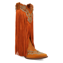 Load image into Gallery viewer, Dingo Tequila Sunrise - Women&#39;s Suede Leather Cowgirl Boots
