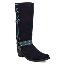 Load image into Gallery viewer, Dingo Bronco - Mens Suede Leather Cowboy Boots
