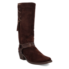 Load image into Gallery viewer, Dingo Bronco - Mens Suede Leather Cowboy Boots
