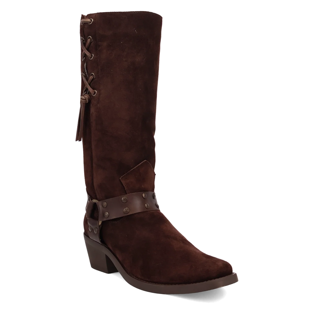 Dingo Bronco - Mens Suede Leather Cowboy Boots