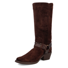 Load image into Gallery viewer, Dingo Bronco - Mens Suede Leather Cowboy Boots
