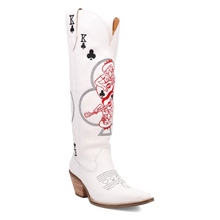 Load image into Gallery viewer, Dingo King of Clubs - Women&#39;s Leather Cowgirl Boots
