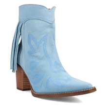 Load image into Gallery viewer, Dingo Wild Sage - Women&#39;s Suede Leather Booties
