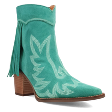 Load image into Gallery viewer, Dingo Wild Sage - Women&#39;s Suede Leather Booties

