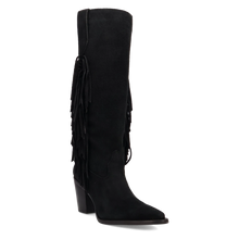 Load image into Gallery viewer, Dingo Twister - Women&#39;s Suede Leather Cowgirl Boots
