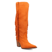 Load image into Gallery viewer, Dingo Twister - Women&#39;s Suede Leather Cowgirl Boots
