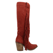 Load image into Gallery viewer, Dingo Twister - Women's Suede Leather Cowgirl Boots
