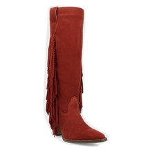 Load image into Gallery viewer, Dingo Twister - Women&#39;s Suede Leather Cowgirl Boots
