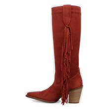 Load image into Gallery viewer, Dingo Twister - Women&#39;s Suede Leather Cowgirl Boots
