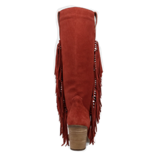 Load image into Gallery viewer, Dingo Twister - Women&#39;s Suede Leather Cowgirl Boots
