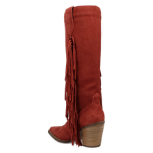 Load image into Gallery viewer, Dingo Twister - Women's Suede Leather Cowgirl Boots
