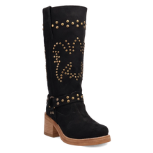 Load image into Gallery viewer, Dingo Troubadour - Women&#39;s Suede Leather Cowgirl Boots
