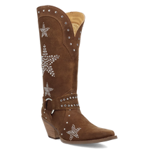 Load image into Gallery viewer, Dingo Lucky Stars - Women's Suede Cowgirl Boots
