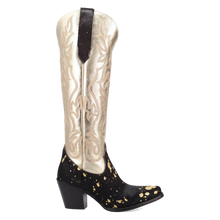 Load image into Gallery viewer, Dingo Take No Bull - Women's Calf Hair Cowgirl Boots
