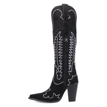 Load image into Gallery viewer, Dingo Double Take - Women's Suede Cowgirl Boots
