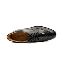 Load image into Gallery viewer, DIVINCH Black Patent Brogue Bootie
