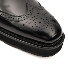Load image into Gallery viewer, DIVINCH Black Patent Brogue Bootie
