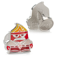Load image into Gallery viewer, Disney Pixar Inside Out Anger Cufflinks
