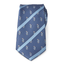 Load image into Gallery viewer, Disney Donald Duck Stripe Blue Men&#39;s Tie
