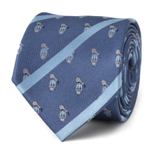 Load image into Gallery viewer, Disney Donald Duck Stripe Blue Men&#39;s Tie
