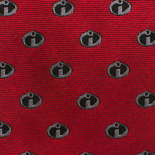 Load image into Gallery viewer, Disney Pixar The Incredibles Logo Red Men&#39;s Tie
