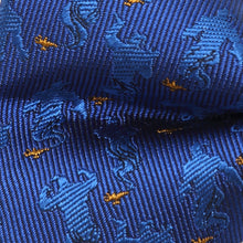 Load image into Gallery viewer, Disney Aladdin Genie Scattered Blue Big Boys&#39; Bow Tie
