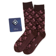 Load image into Gallery viewer, Disney Mickey Mouse Red Dot Socks and Blue Lapel Pin Gift Set
