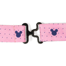 Load image into Gallery viewer, Disney Mickey Mouse Pink Dot Silhouette Pre-Tied Bow Tie
