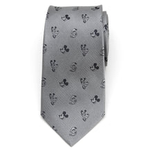 Load image into Gallery viewer, Disney Mickey and Friends Gray Men's Tie
