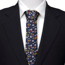 Load image into Gallery viewer, Disney Mickey Mouse Action Navy Men&#39;s Tie
