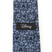 Load image into Gallery viewer, Disney Mickey Mouse Damask Tile Blue Men's Tie
