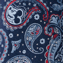 Load image into Gallery viewer, Disney Mickey and Friends Paisley Blue Multi Men's Tie
