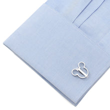 Load image into Gallery viewer, Disney Mickey Mouse Silhouette Cutout Cufflinks
